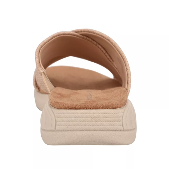 EASY SPIRIT Women's Taite Square Toe Casual Flat Sandals Light Natural 7… - Picture 3 of 14